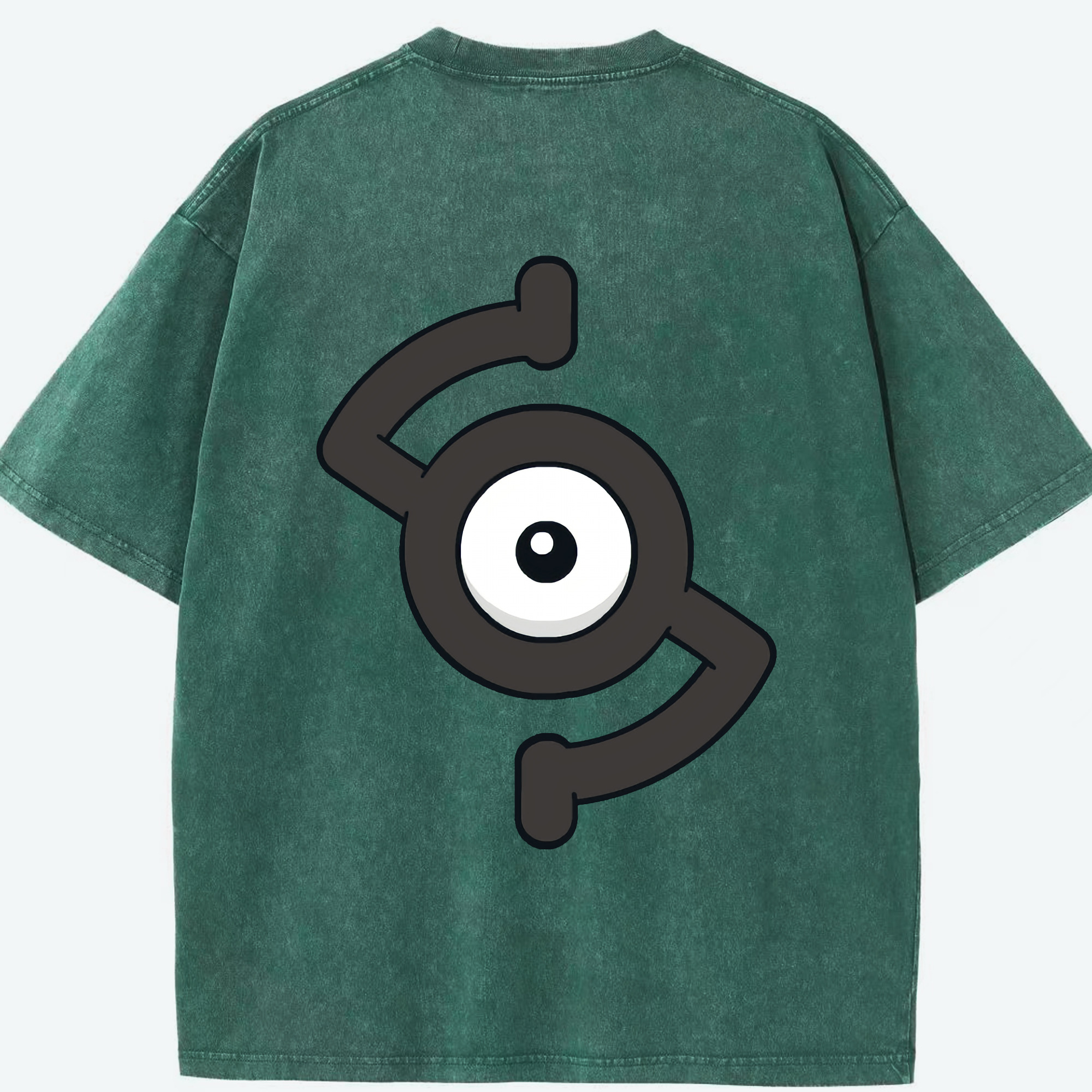 （画像用） ポケットモンスター Pokémon 綿100% ヴィンテージ風 半袖Tシャツ（背面プリント）